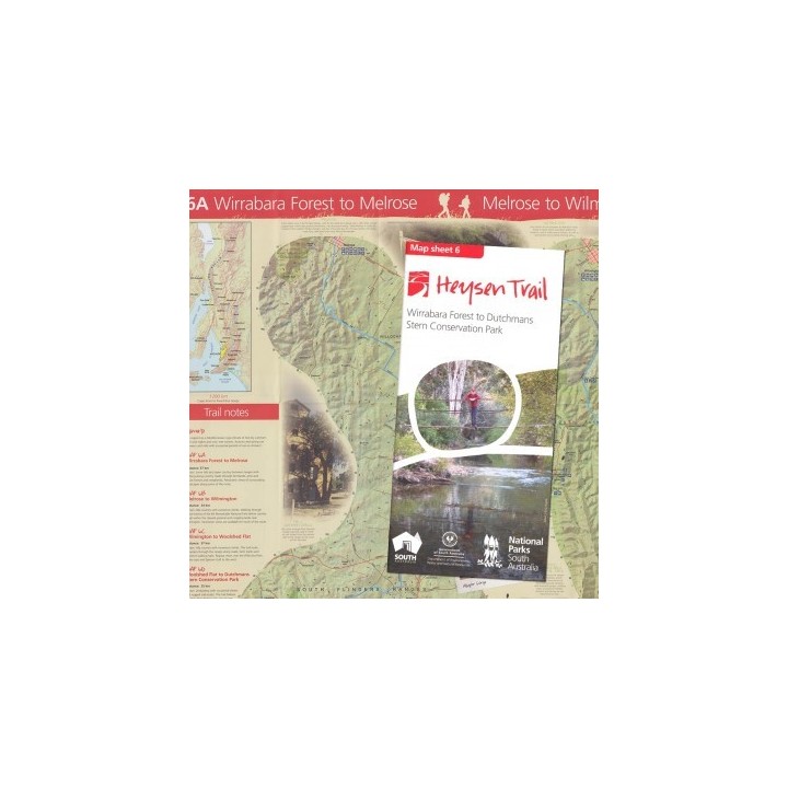 Heysen Trail Map Sheet 6, Wirrabara Forest to Dutchmans Stern Conservation Park