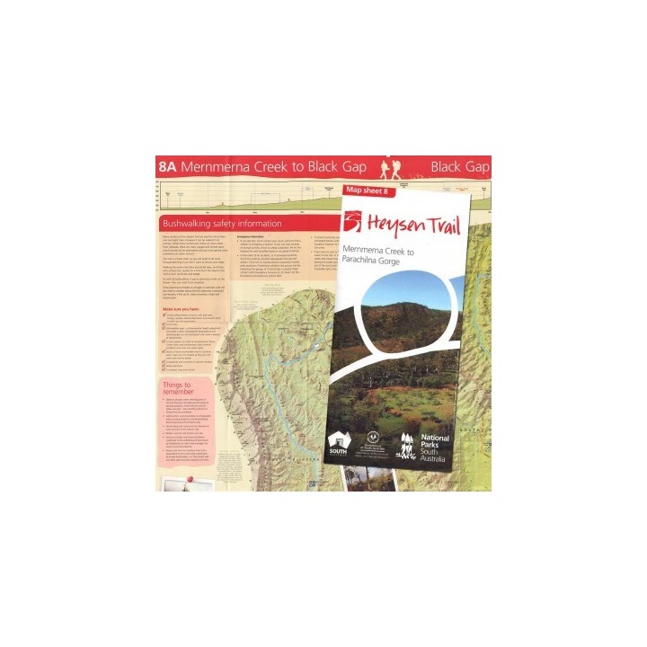 Heysen Trail Map Sheet 8, Mernmerna Creek to Parachilna Gorge