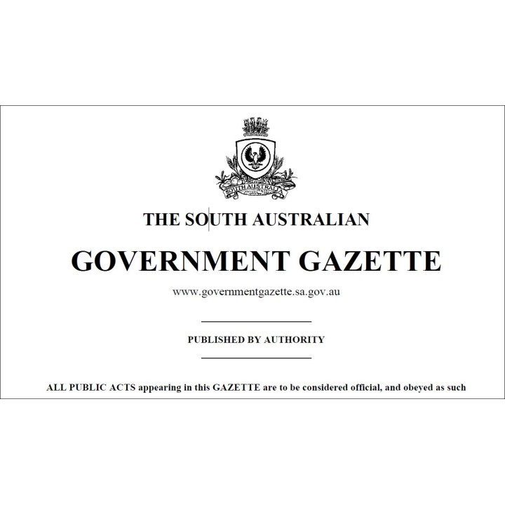 Government Gazette Email Subscription