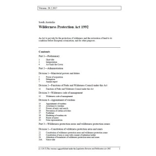 Wilderness Protection Act 1992