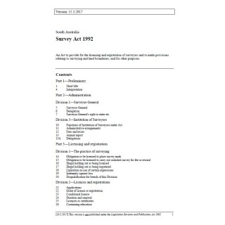 Survey Act 1992
