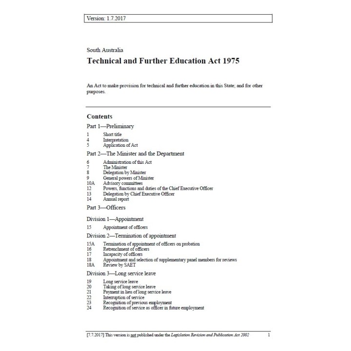 Technical and Further Education Act 1975