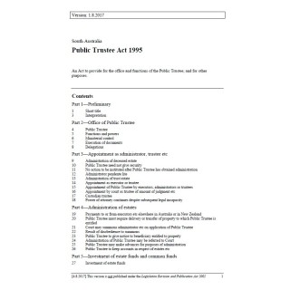 Public Trustee Act 1995