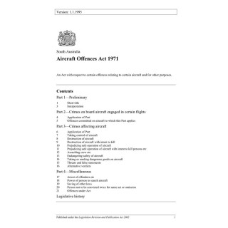 Aircraft Offences Act 1971