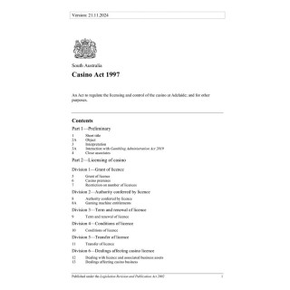 Casino Act 1997