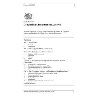 Companies (Administration) Act 1982