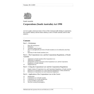 Corporations (South Australia) Act 1990