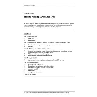 Private Parking Areas Act 1986