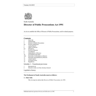 Director of Public Prosecutions Act 1991