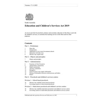 Education and Children's Services Act 2019