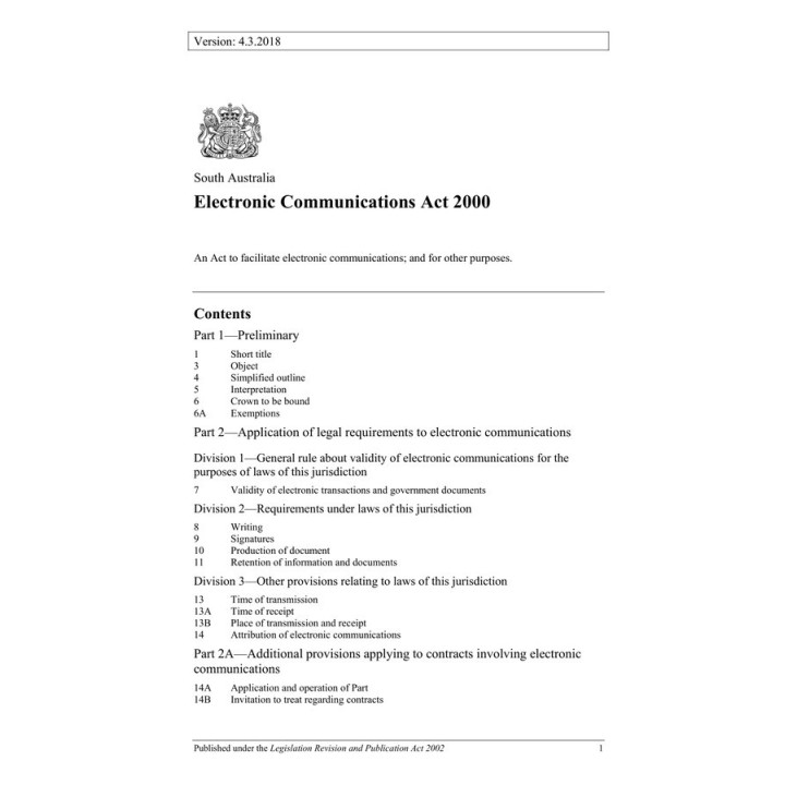 Electronic Communications Act 2000