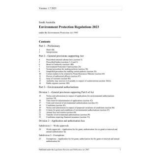 Environment Protection Regulations 2023
