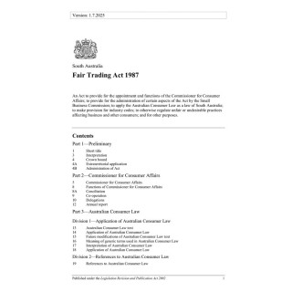 Fair Trading Act 1987