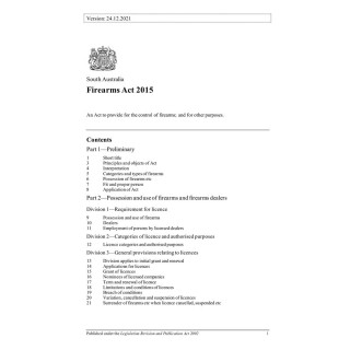 Firearms Act 2015