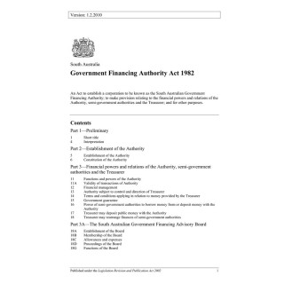 Government Financing Authority Act 1982
