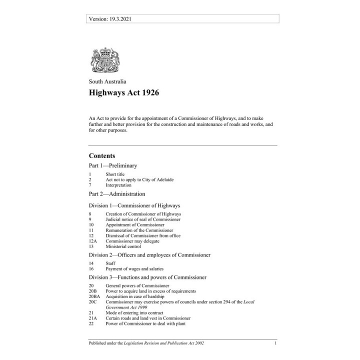 Highways Act 1926