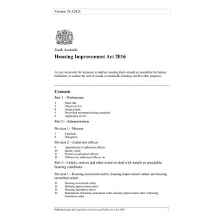 Housing Improvement Act 2016
