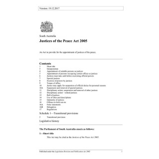 Justices of the Peace Act 2005