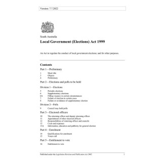 Local Government (Elections) Act 1999