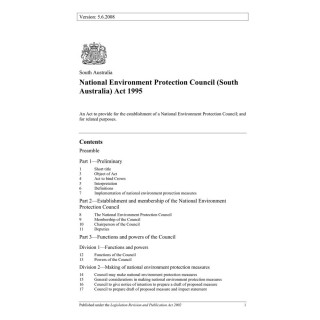 National Environment Protection Council (South Australia) Act 1995