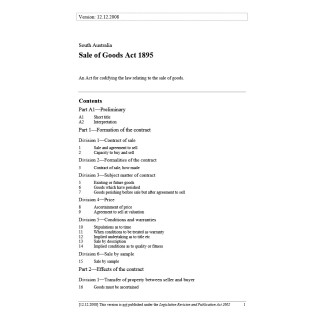 Sale of Goods Act 1895