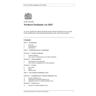 Northern Parklands Act 2025