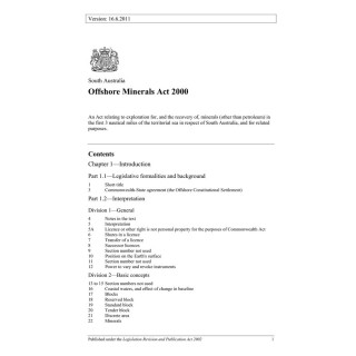 Offshore Minerals Act 2000