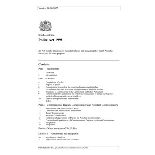 Police Act 1998