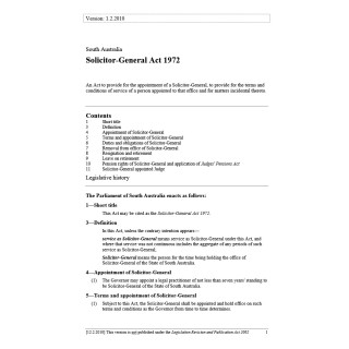 Solicitor-General Act 1972