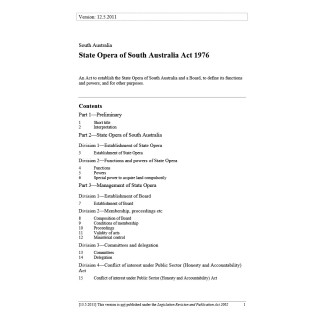 State Opera of South Australia Act 1976