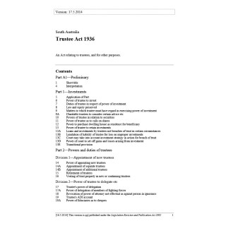 Trustee Act 1936