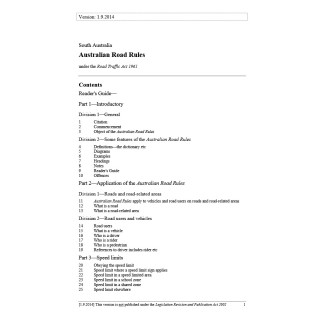 Australian Road Rules